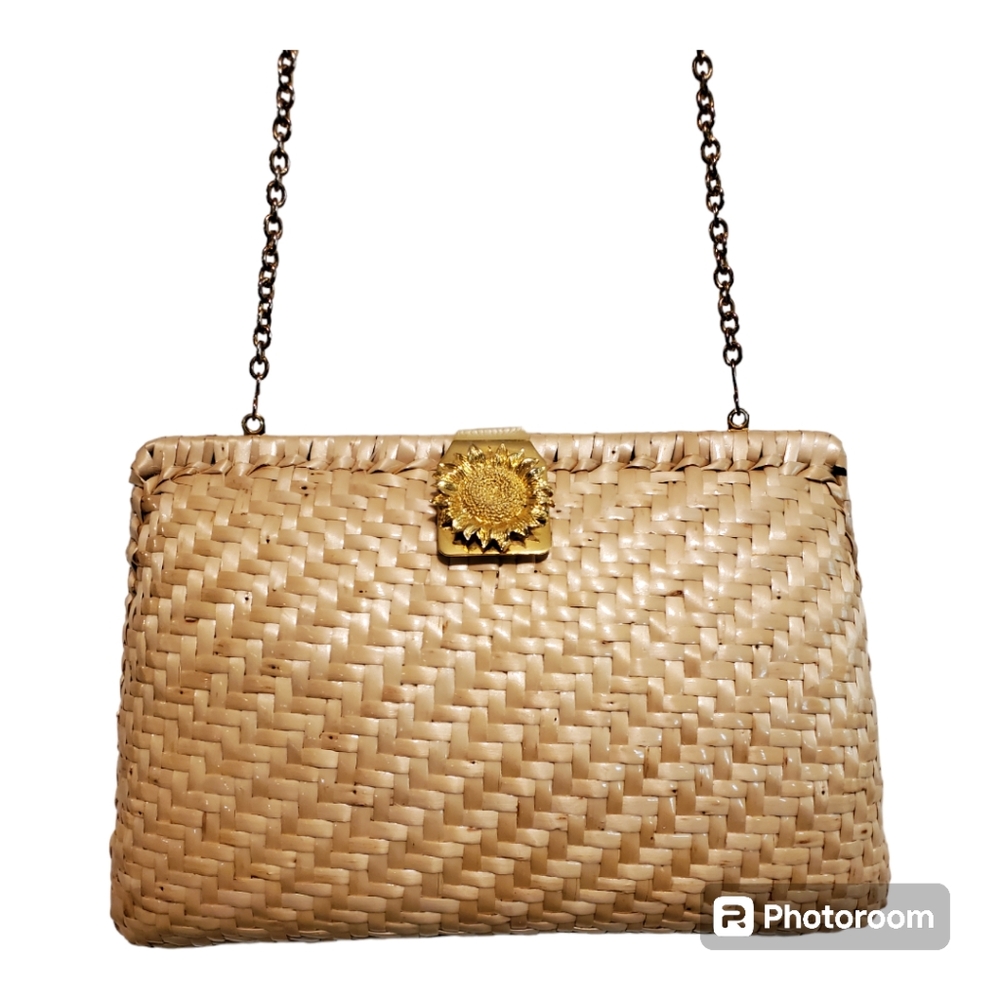 Vintage- Vanessa Straw Shoulder Bag
